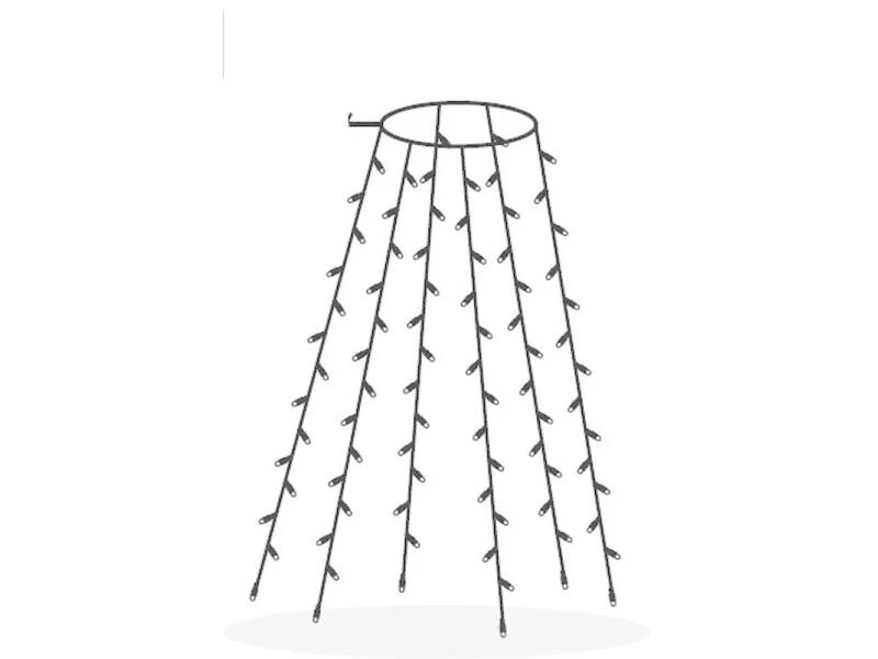 Star Trading Lichterkette Erweiterungssystem 24, 84 LED, 1.8m Baumvorhang 1 Star Trading Lichterkette Erweiterungssystem 24, 84 LED, 1.8m Baumvorhang