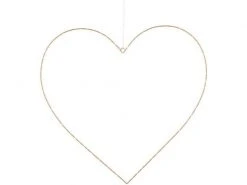 Sirius Fensterhänger Liva Herz, Gold, 64 cm
