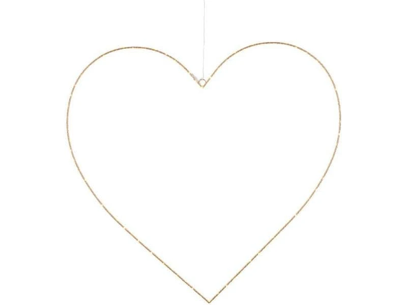 Sirius Fensterhänger Liva Herz, Gold, 64 cm 1 Sirius Fensterhänger Liva Herz, Gold, 64 cm