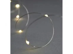 Sirius LED Lichterkette Angel Hair Knirke 3.9 m, 40 LED Silber