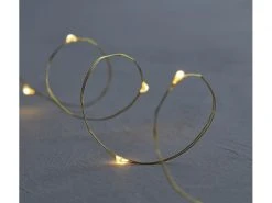 Sirius LED Lichterkette Angel Hair Knirke 3.9 m 40 LED Gold