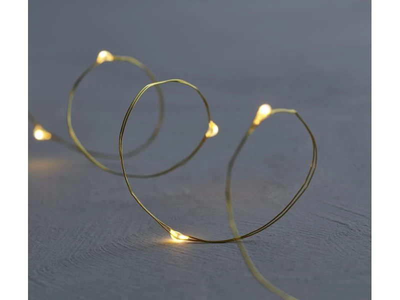 Sirius LED Lichterkette Angel Hair Knirke 3.9 m 40 LED Gold 1 Sirius LED Lichterkette Angel Hair Knirke 3.9 m 40 LED Gold