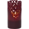 Star Trading LED-Kerze Pillar Clary Ø 8 x 15 cm, Rot