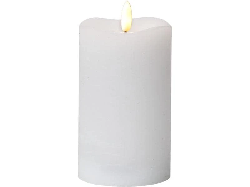 Star Trading LED-Kerze Pillar Flamme Ø 7.5 x 14 cm, Weiss 1 Star Trading LED-Kerze Pillar Flamme Ø 7.5 x 14 cm, Weiss