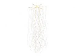 STT LED Lichterkette Angel Hair Waterfall 1.5 m, Schwarz